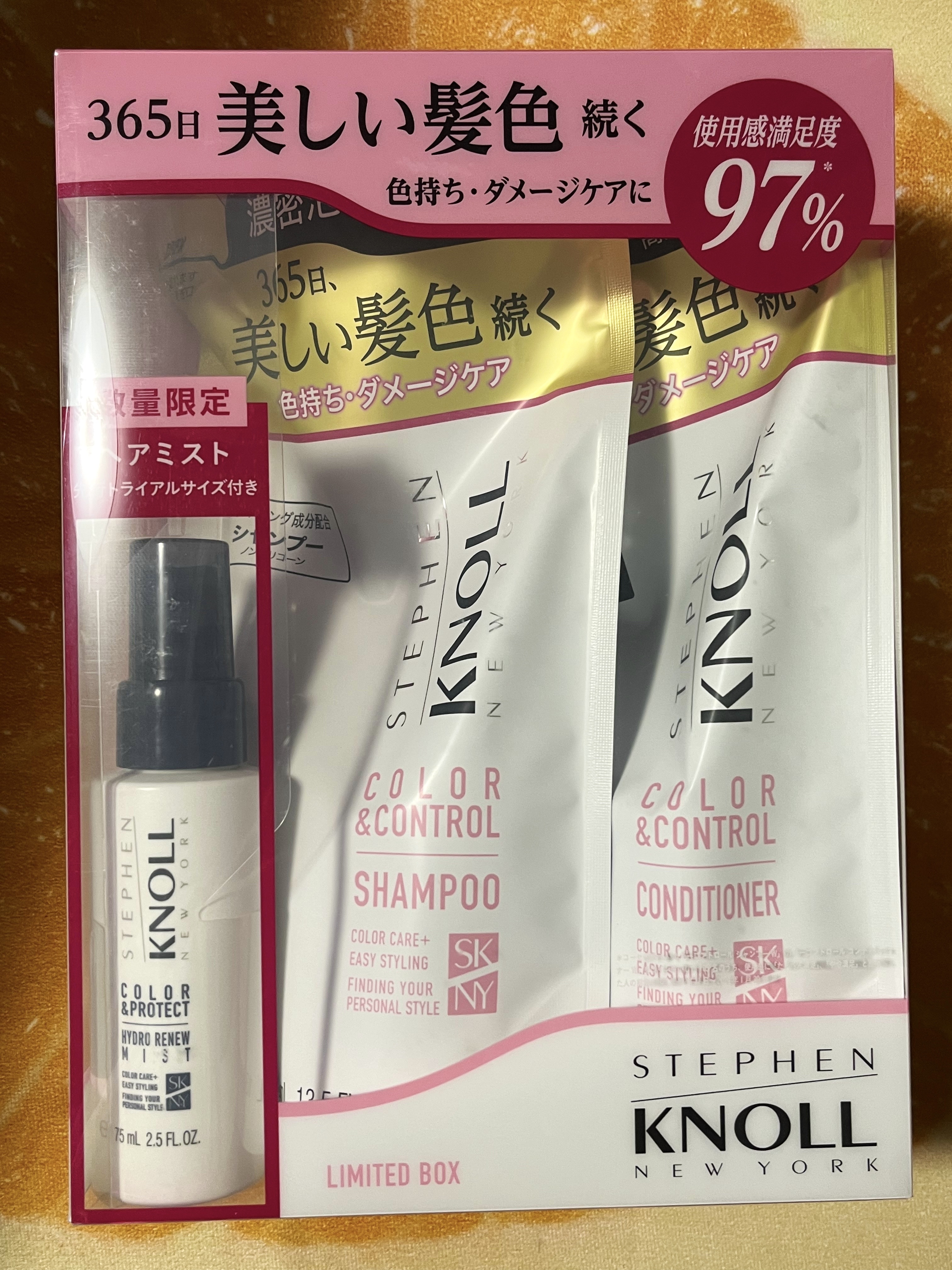 カラーコントロール シャンプー W/コンディショナー W 詰め替え 限定セットN/スティーブンノル ニューヨーク/市販シャンプーを使ったクチコミ（1枚目）