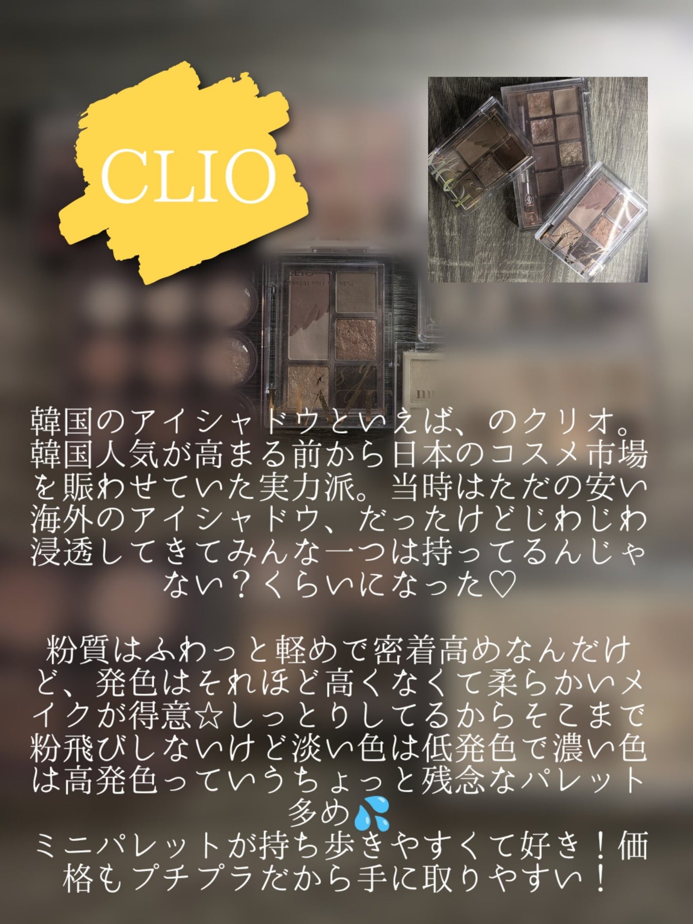プロ アイ パレット/CLIO/アイシャドウパレットを使ったクチコミ(5枚目)