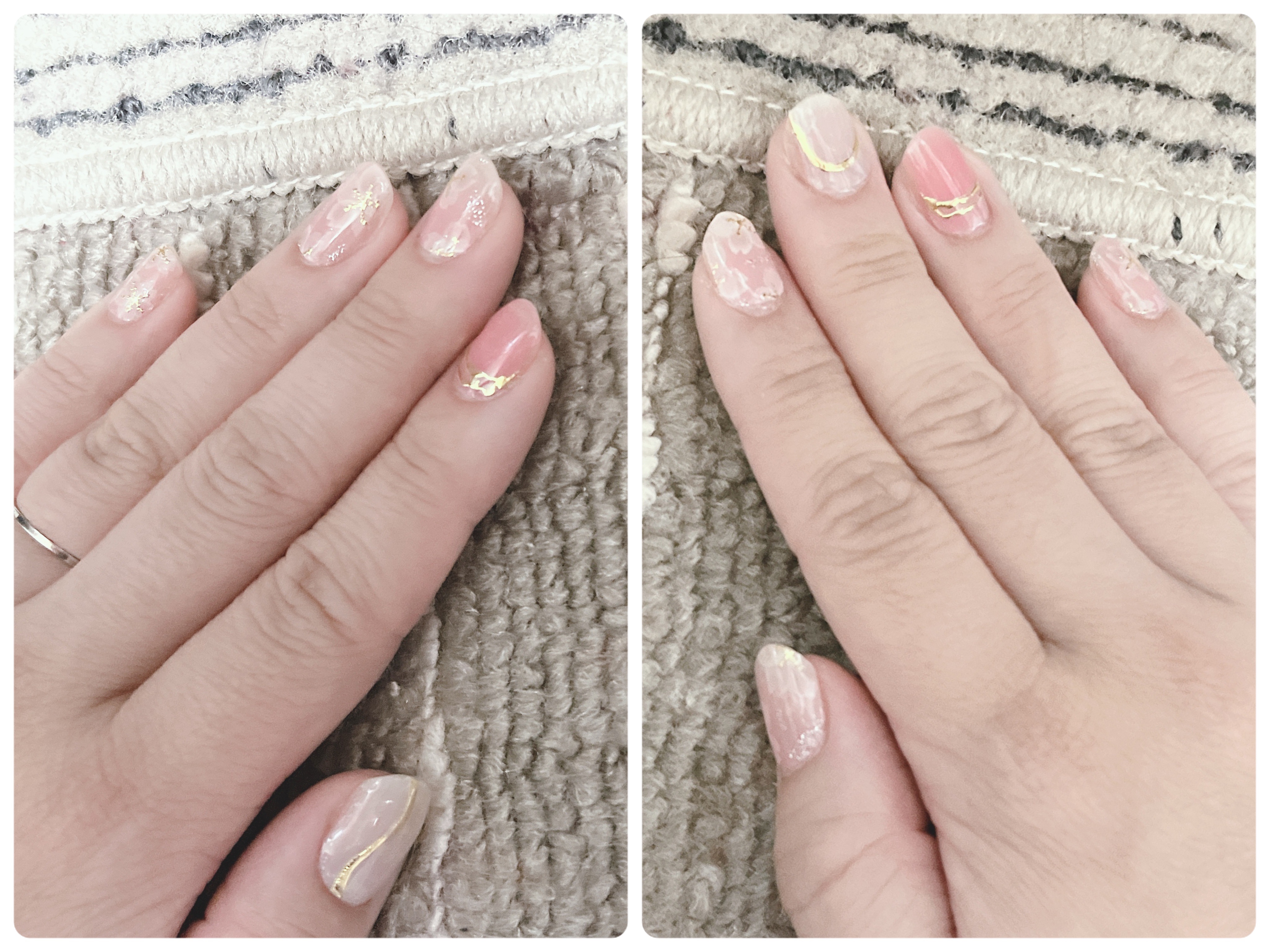 フラワージェルネイルシール01/なし/ネイルシールを使ったクチコミ（1枚目）