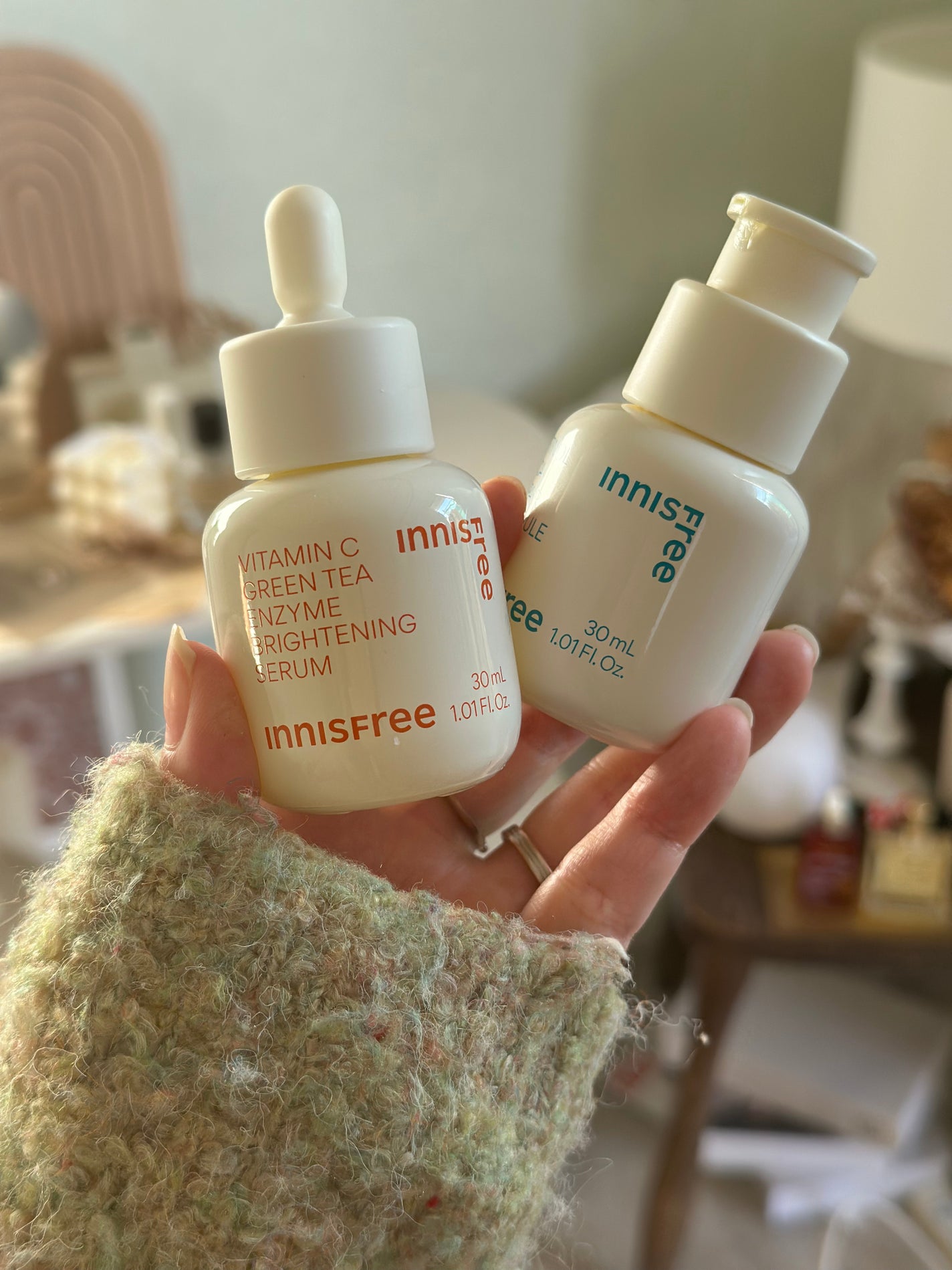 ビタC グリーンティーエンザイム ブライト セラム/innisfree/美容液を使ったクチコミ(2枚目)