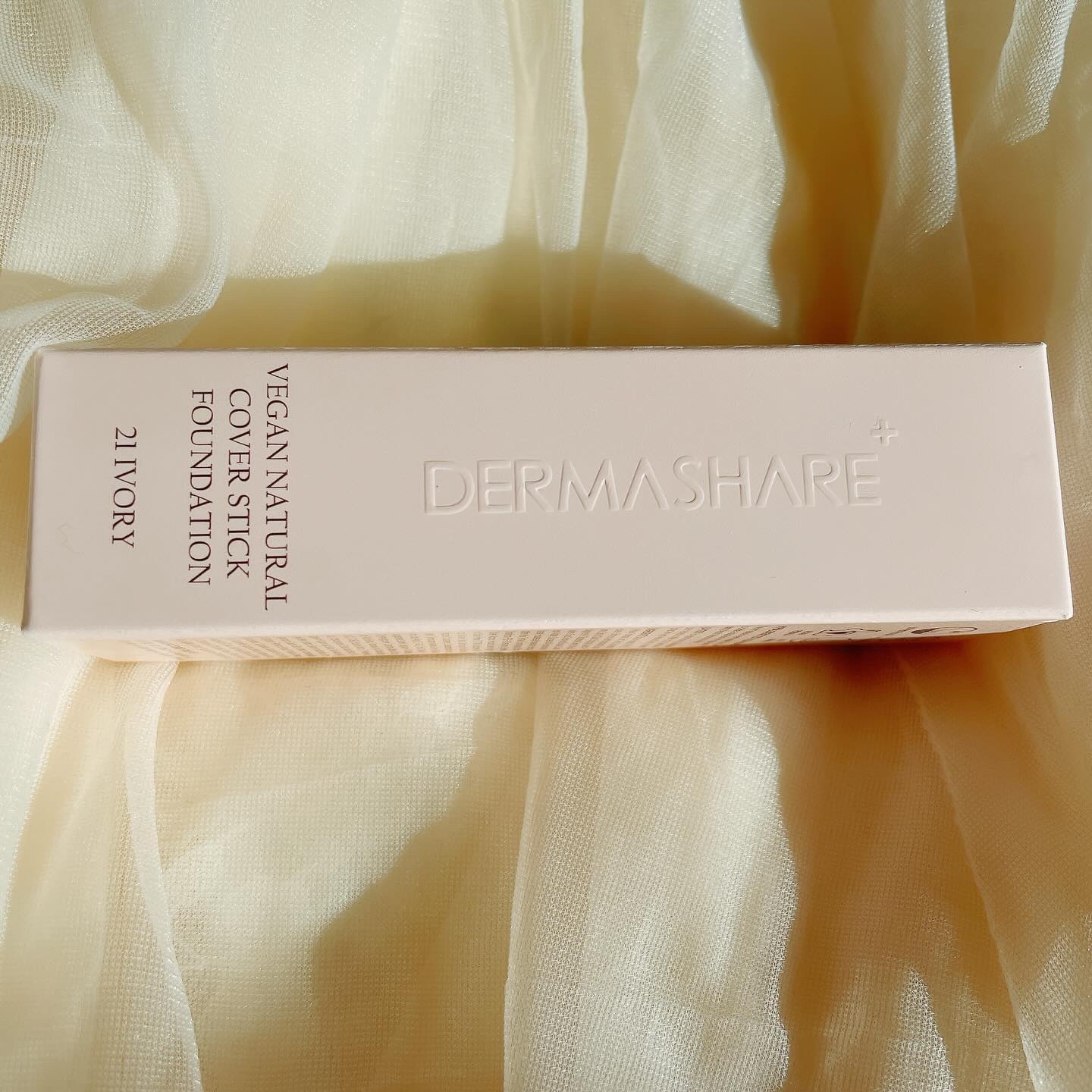 ヴィーガンナチュラルカバースティックファンデーション/DERMASHARE/その他ファンデーションを使ったクチコミ（2枚目）