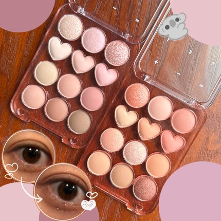 目元チュートリアルアイパレット/Colorgram/アイシャドウパレットを使ったクチコミ(2枚目)