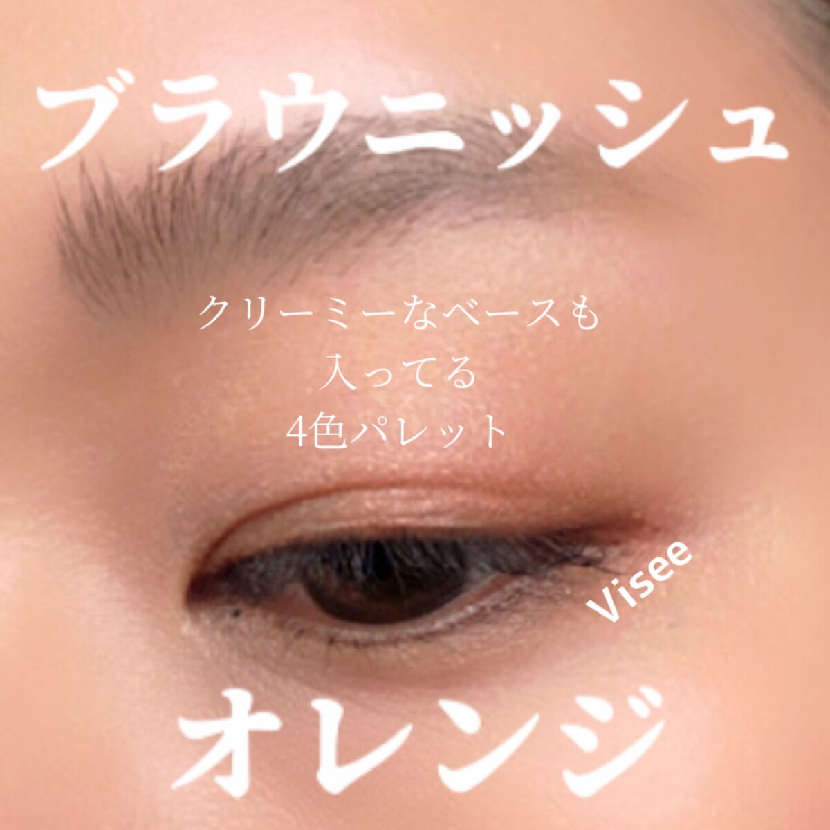 グロッシーリッチ アイズ N OR-2 ブラウニッシュオレンジ系/Visée/アイシャドウパレットを使ったクチコミ（1枚目）