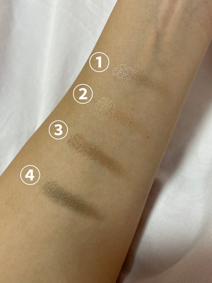 シルキースフレアイズ/キャンメイク/アイシャドウパレットを使ったクチコミ(3枚目)