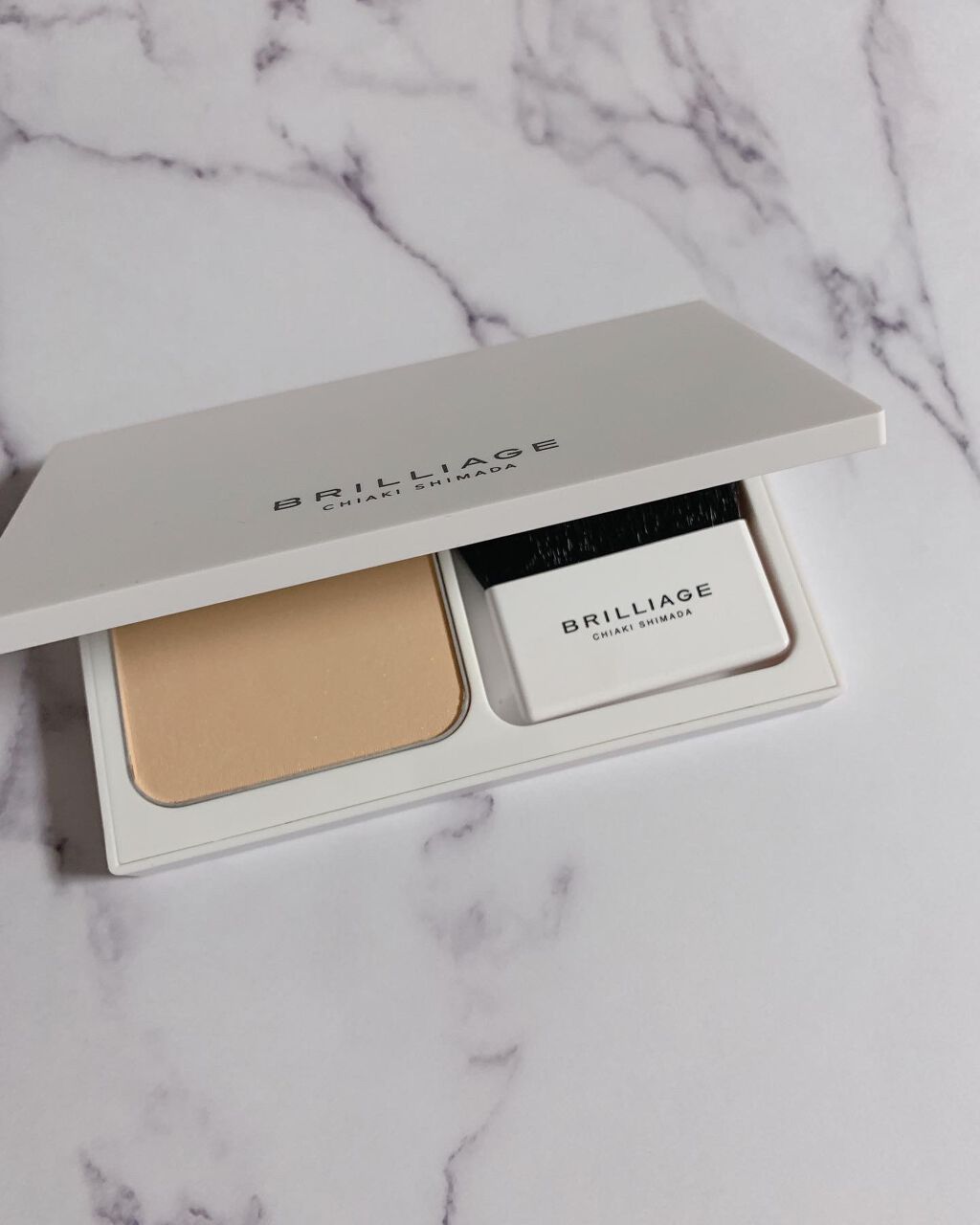 パウダリーファンデーション ソフトシャイニー/ブリリアージュ/パウダーファンデーションを使ったクチコミ(2枚目)