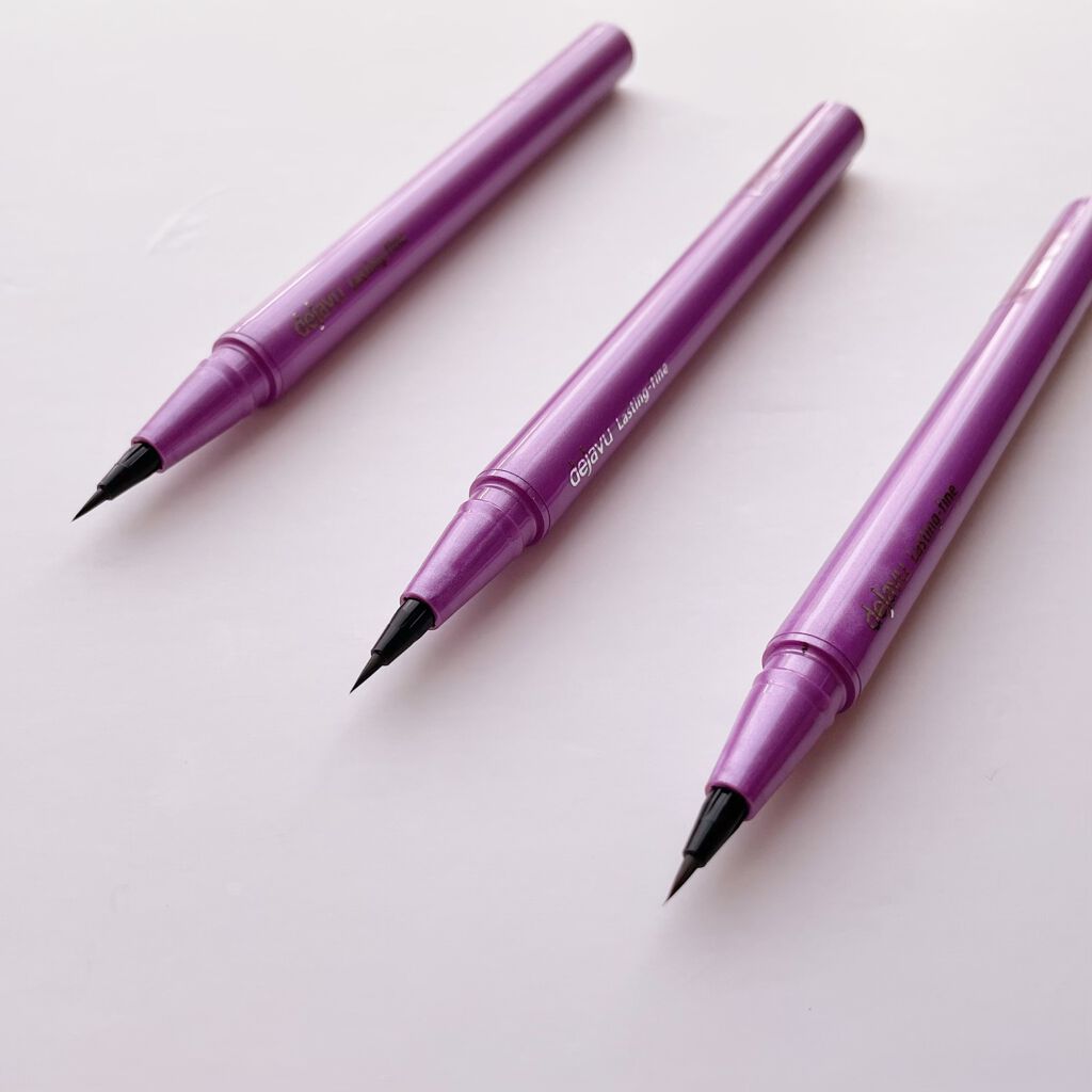 「密着アイライナー」ショート筆リキッド/デジャヴュ/リキッドアイライナーを使ったクチコミ（2枚目）