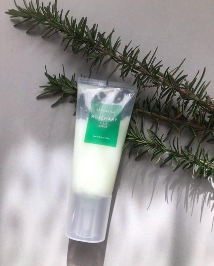 ローズマリー スカルプ スクラブ/AROMATICA/ヘッドスクラブを使ったクチコミ(1枚目)