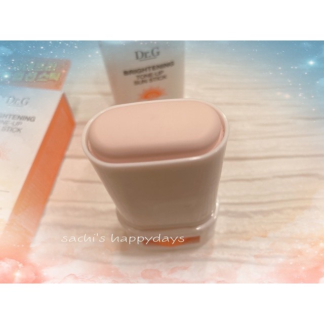 ブライトニングアップサンスティック SPF50+ PA++++/Dr.G/日焼け止めスティックを使ったクチコミ（3枚目）