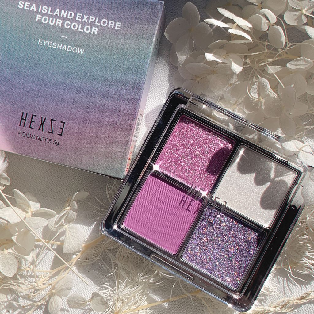 アイランドアドベンチャー4アイシャドウ/HEXZE（ヘックスゼ）/アイシャドウパレットを使ったクチコミ（3枚目）