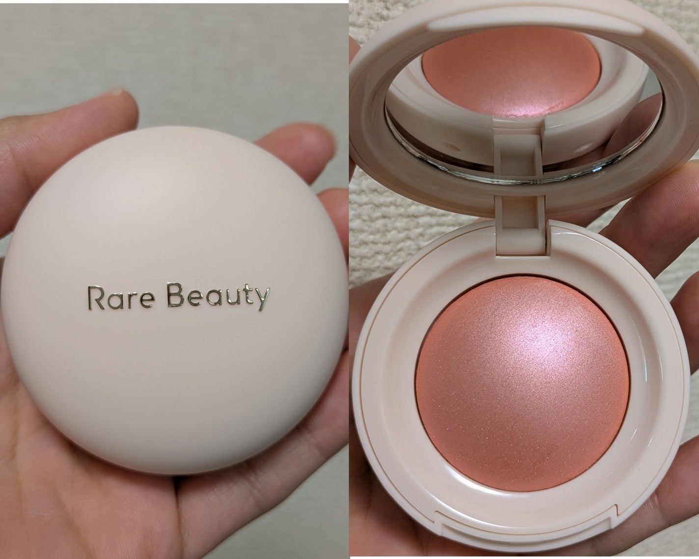 Soft Pinch Fard a Joues Poudre Lumineux/Rare Beauty/パウダーチークを使ったクチコミ(1枚目)