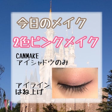 こんばんは！めろちです
今日は自分用のメモ投稿です✏

今回はいつもしようしている、
キャンメイク
パーフェクトスタイリストアイズ
No.10 スウィートフラミンゴ
のピンクカラー(桜色)と
ジューシー