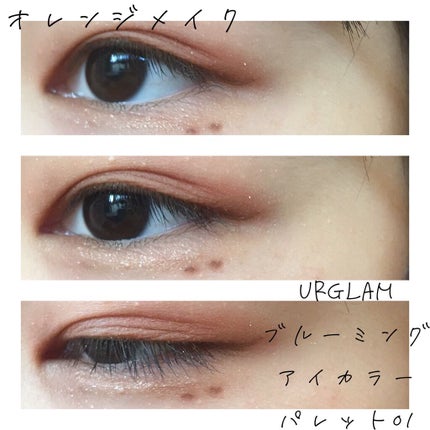UR GLAM BLOOMING EYE COLOR PALETTE/U R GLAM/アイシャドウパレットを使ったクチコミ(1枚目)