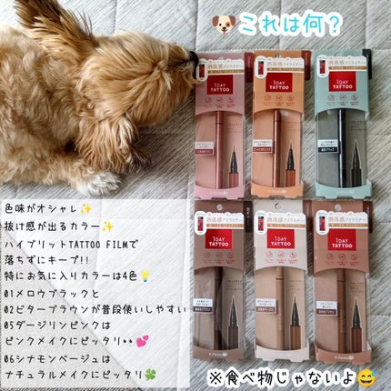 Chaty on LIPS 「@kpalette_jp様の1DAYTATTOOリキッドアイラ..」(4枚目)