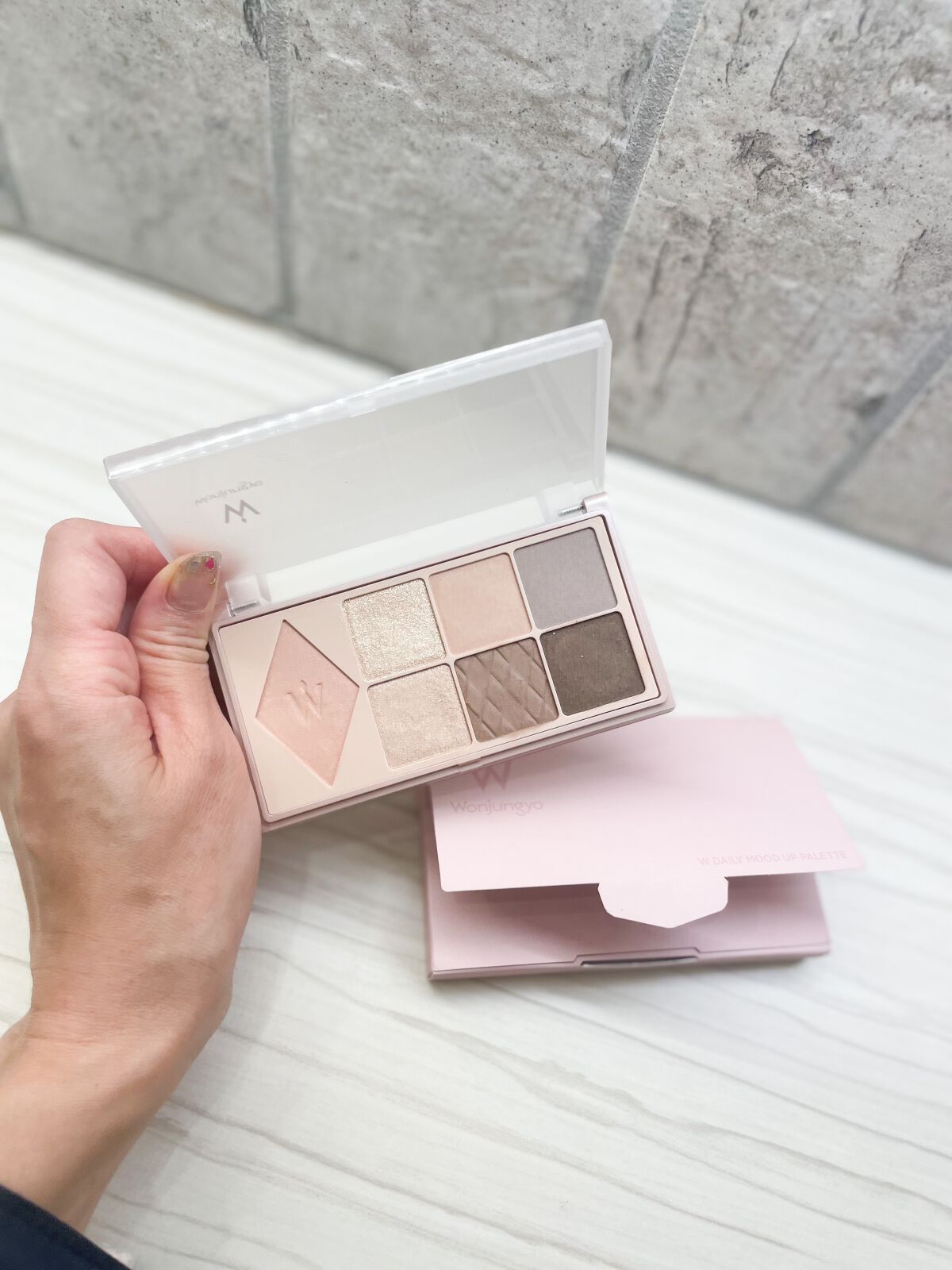ウォンジョンヨ W デイリームードアップパレット /Wonjungyo/アイシャドウパレットを使ったクチコミ(1枚目)