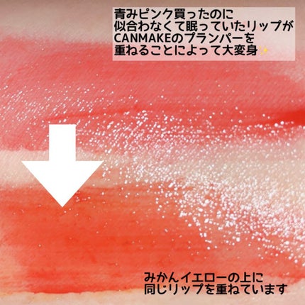 プランプリップケアスクラブ/キャンメイク/リップスクラブを使ったクチコミ(3枚目)