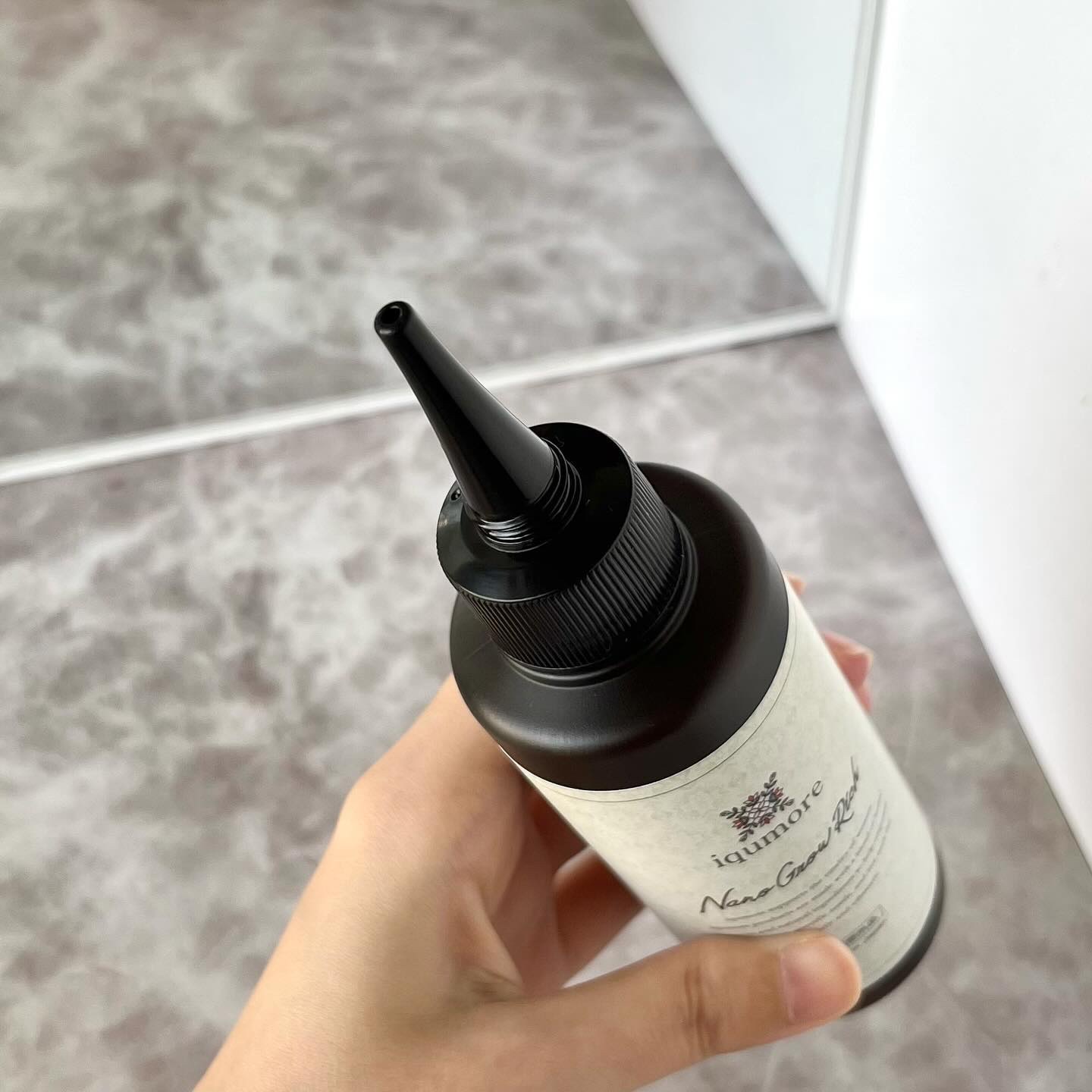 ナノグロウリッチ/iqumore/頭皮ローションを使ったクチコミ（2枚目）