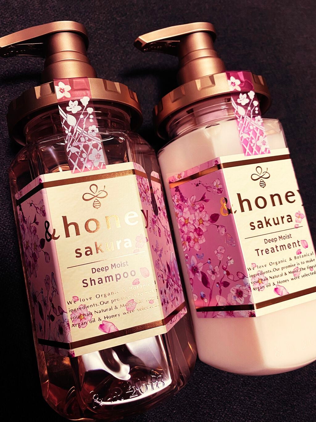 サクラ ディープモイスト シャンプー1.0/ヘアトリートメント2.0/&honey/シャンプー・コンディショナーを使ったクチコミ(1枚目)