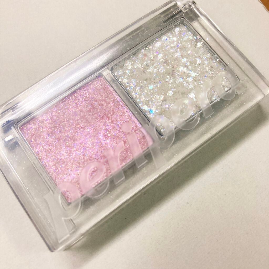 デュオ ポケット グリッター シャドウ/PERIPERA/アイシャドウパレットを使ったクチコミ(2枚目)