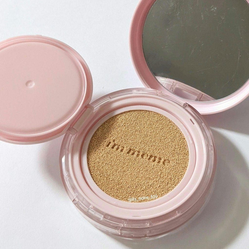 ワンダーベルベットラスティングクッション/i’m meme/クッションファンデーションを使ったクチコミ(5枚目)