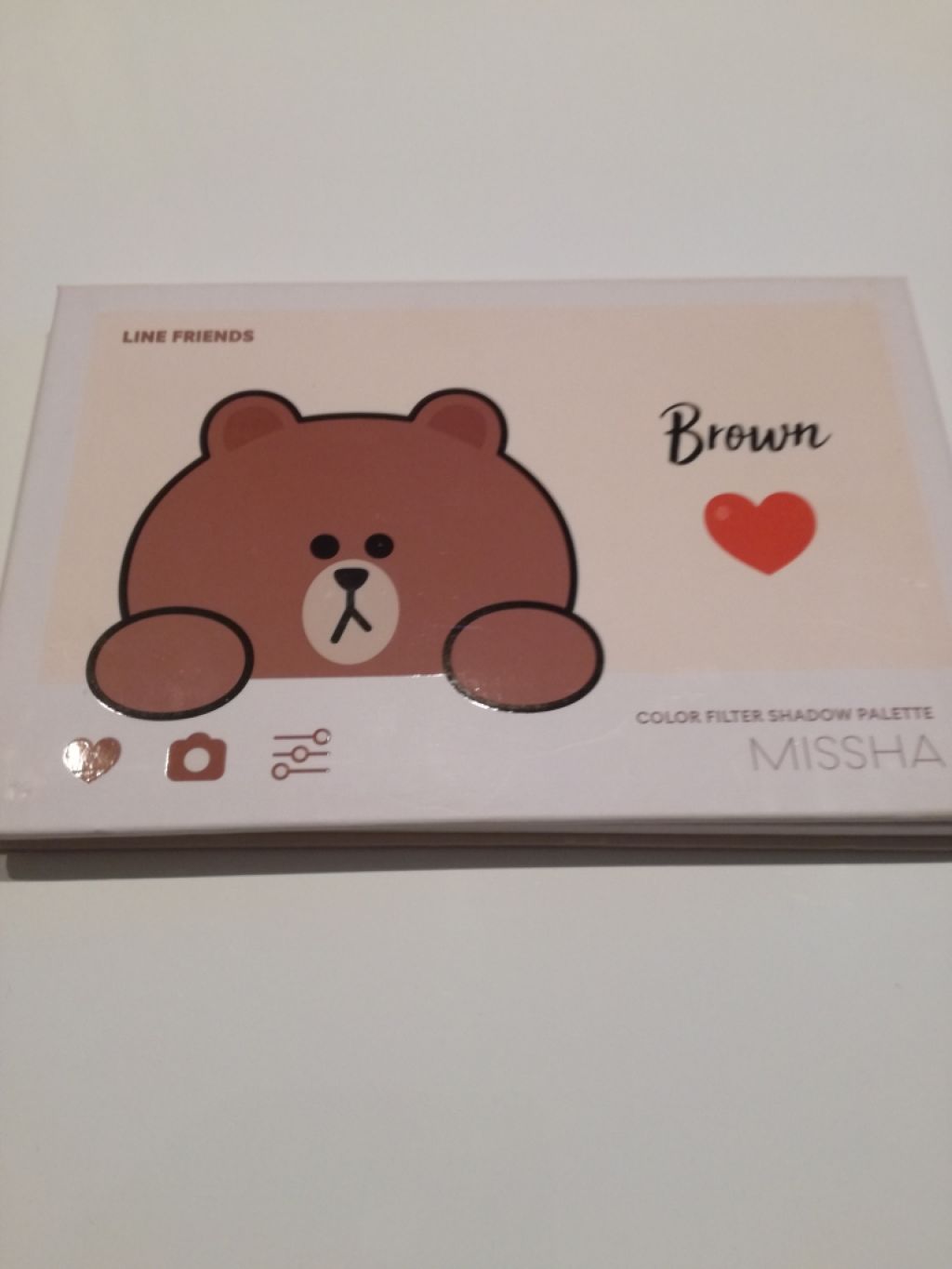 カラーフィルターシャドウパレット(ラインフレンズエディション)/MISSHA/アイシャドウパレットを使ったクチコミ(1枚目)