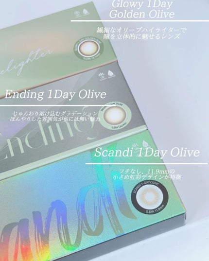 SCANDI 1day/OLENS/カラーコンタクトレンズを使ったクチコミ(3枚目)