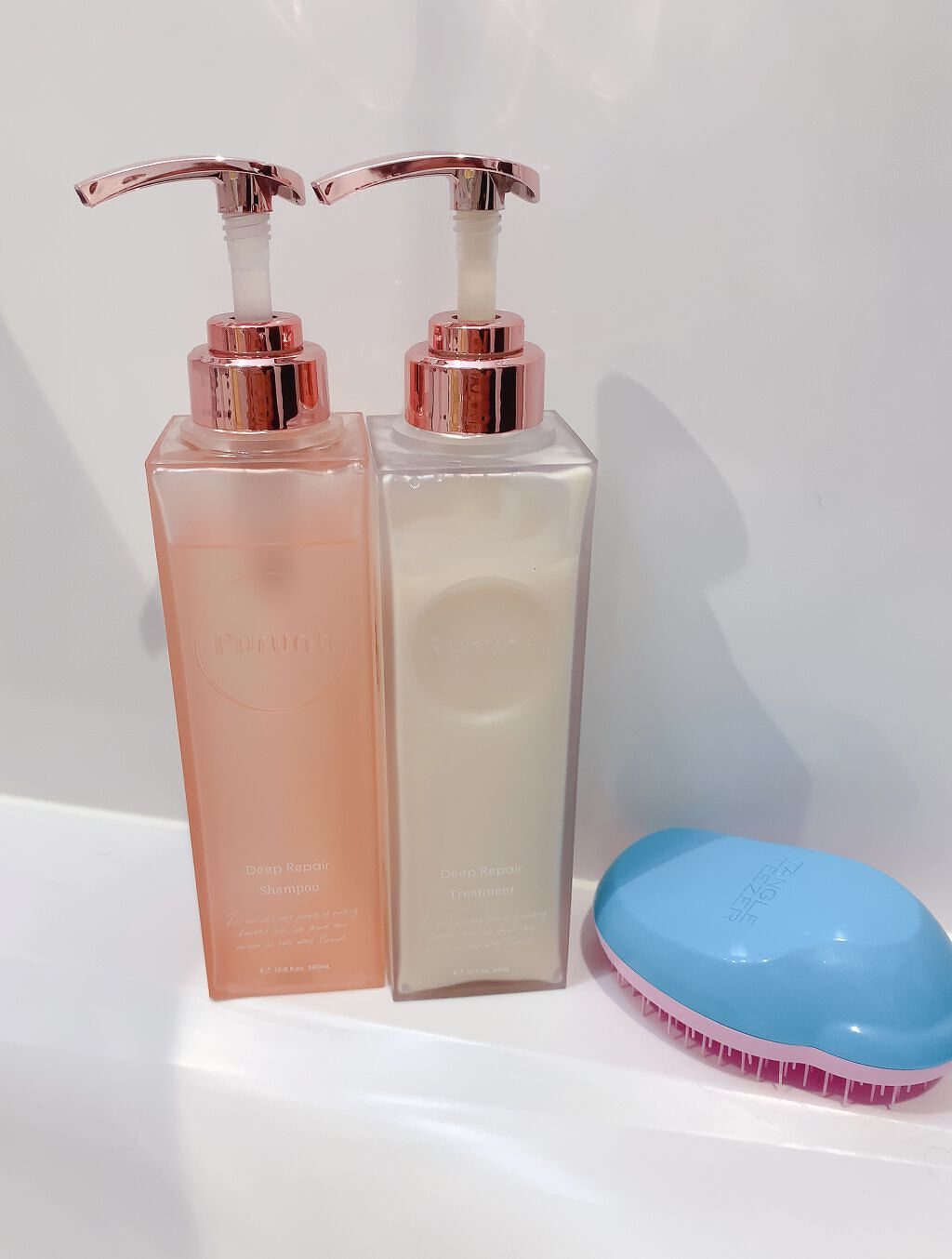 プルント ディープリペア美容液シャンプー／トリートメント/Purunt./市販シャンプーを使ったクチコミ（1枚目）