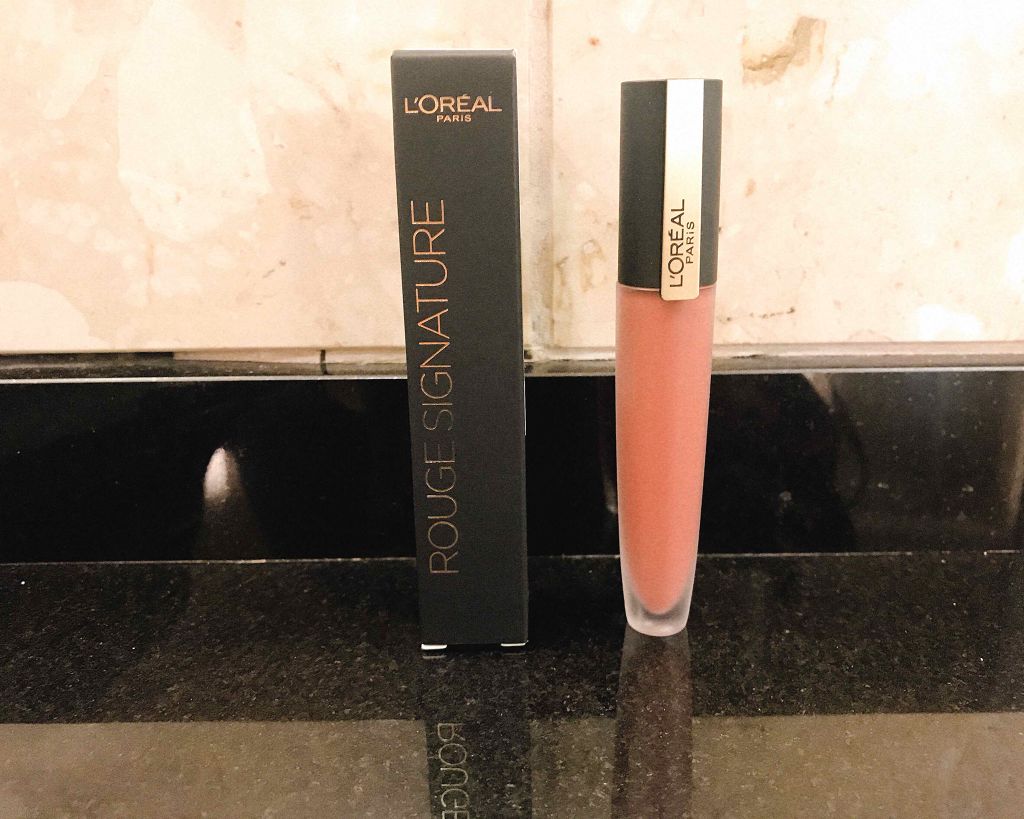 ルージュシグネチャー /ロレアル パリ/リップグロスを使ったクチコミ（1枚目）