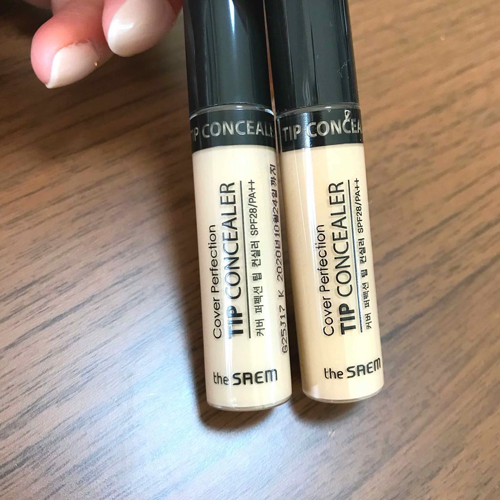 カバーパーフェクション チップコンシーラー/the SAEM/リキッドコンシーラーを使ったクチコミ（1枚目）