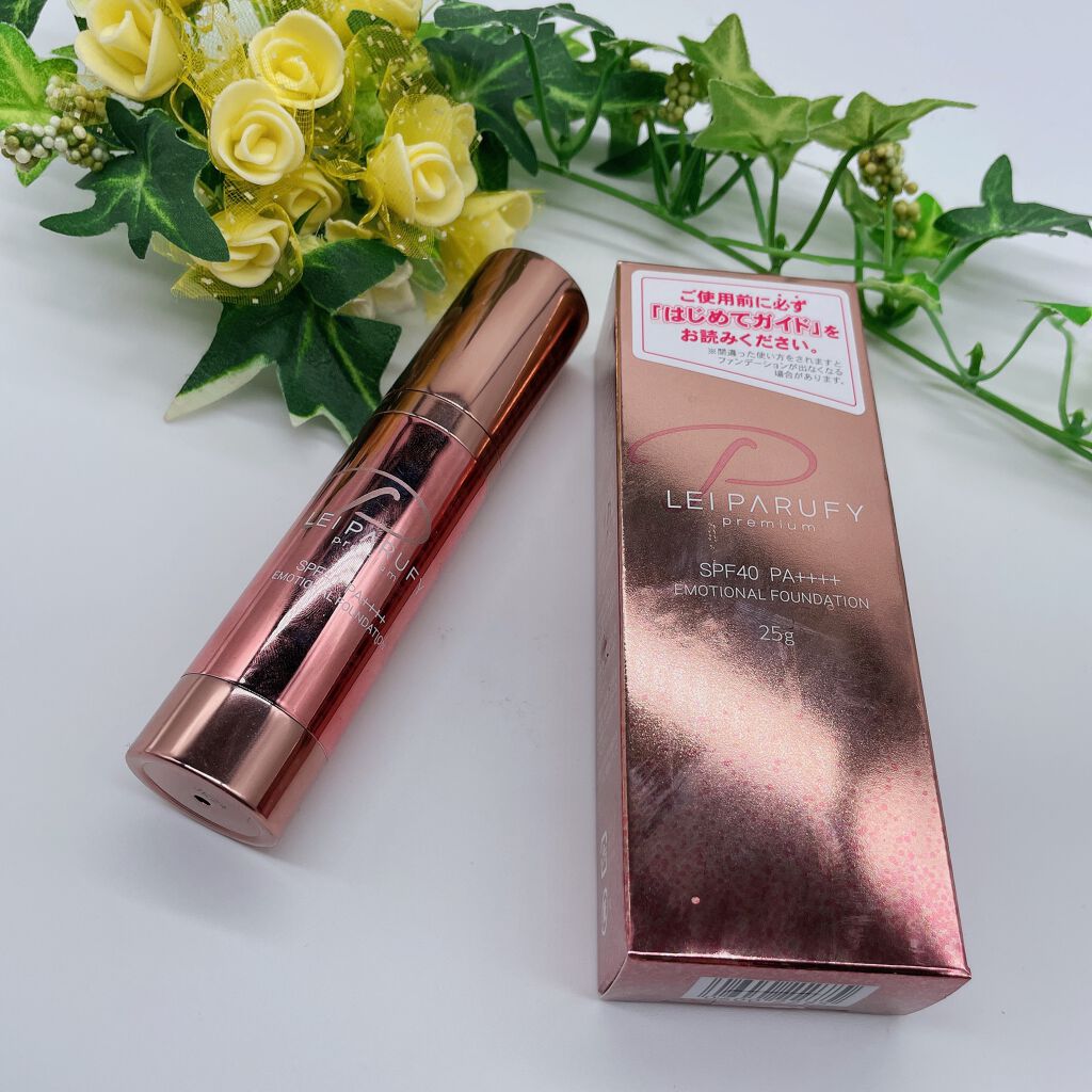 プレミアムエモーショナルファンデーション/LEI PARUFY/リキッドファンデーションを使ったクチコミ(1枚目)