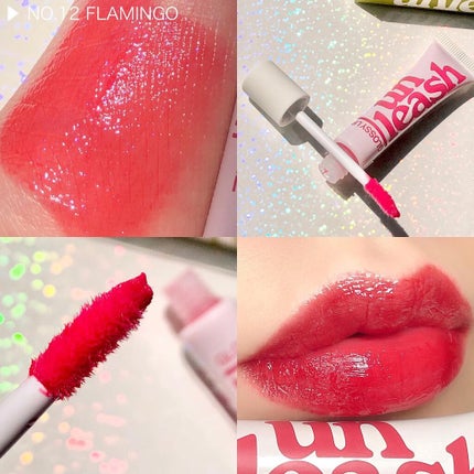 ノンスティッキーダズルティント/unleashia/リップティントを使ったクチコミ(5枚目)