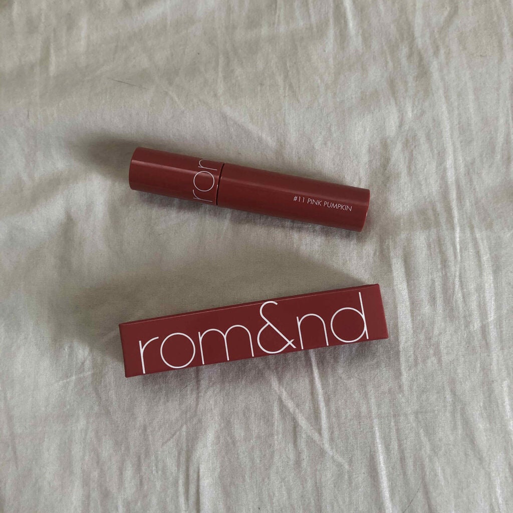 ジューシーラスティングティント/rom&nd/リップティントを使ったクチコミ(1枚目)
