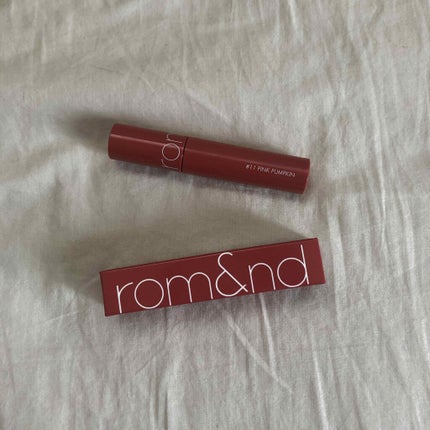 ジューシーラスティングティント/rom&nd/リップティントを使ったクチコミ(1枚目)
