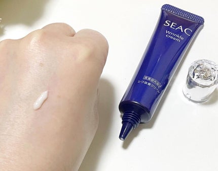 シワ改善クリームプレミアム/SEAC/アイケア・アイクリームを使ったクチコミ(2枚目)