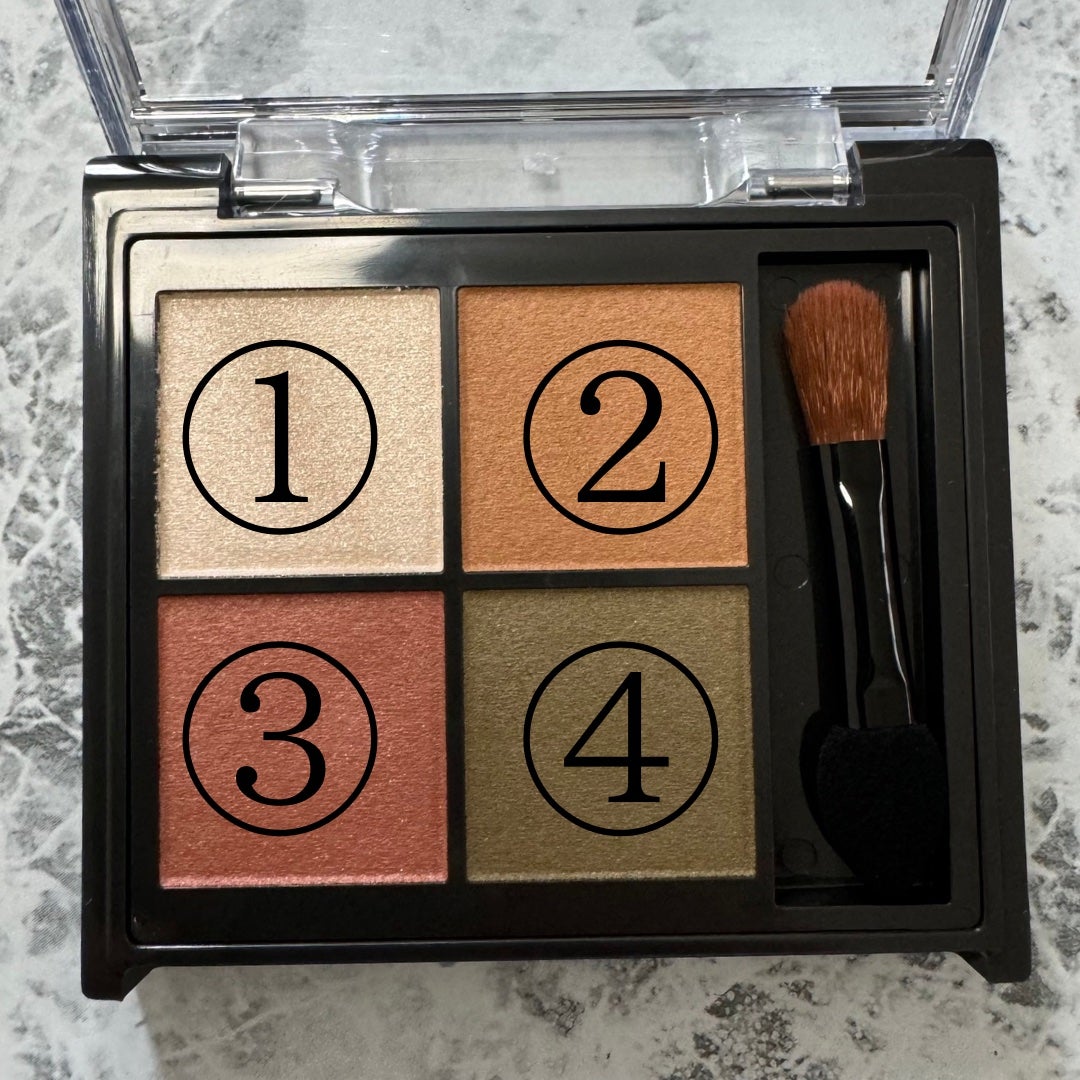 キスミー フェルム スタイリングアイパレット/キスミー フェルム/アイシャドウパレットを使ったクチコミ(4枚目)