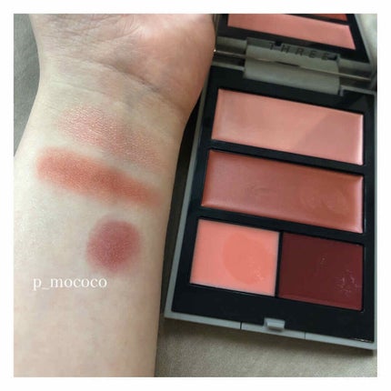 グローフリーダムパレットライジング/THREE/クリームハイライトを使ったクチコミ(2枚目)