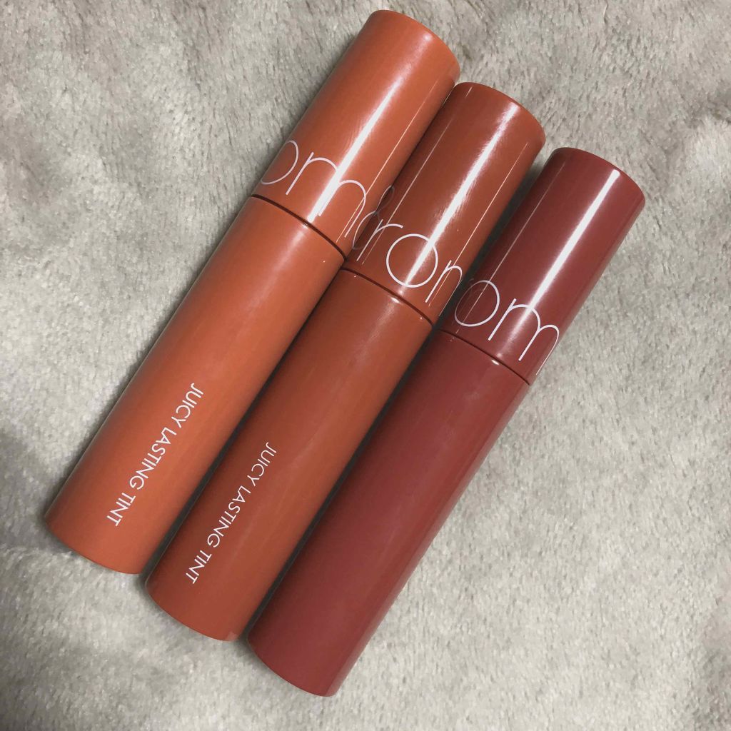 ジューシーラスティングティント/rom&nd/リップティントを使ったクチコミ(1枚目)