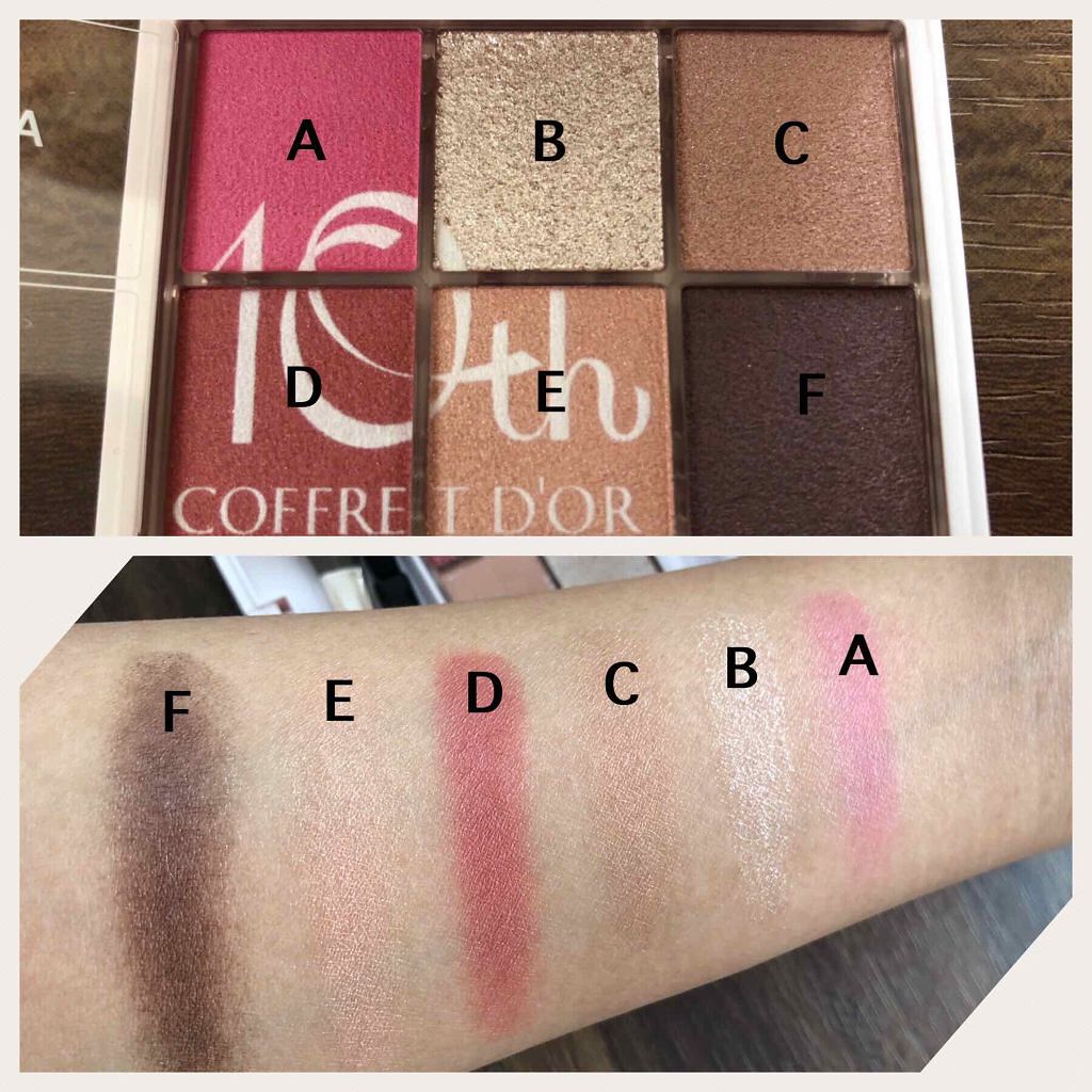 6セレクションアイズ/コフレドール/アイシャドウパレットを使ったクチコミ(2枚目)