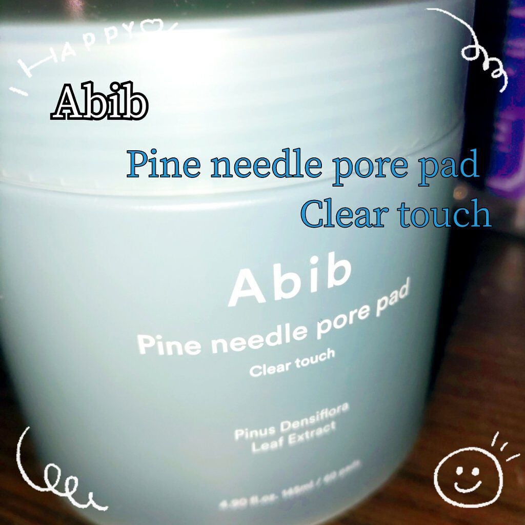 松葉ポアーパッド クリアタッチ/Abib /トナーパッドを使ったクチコミ(1枚目)