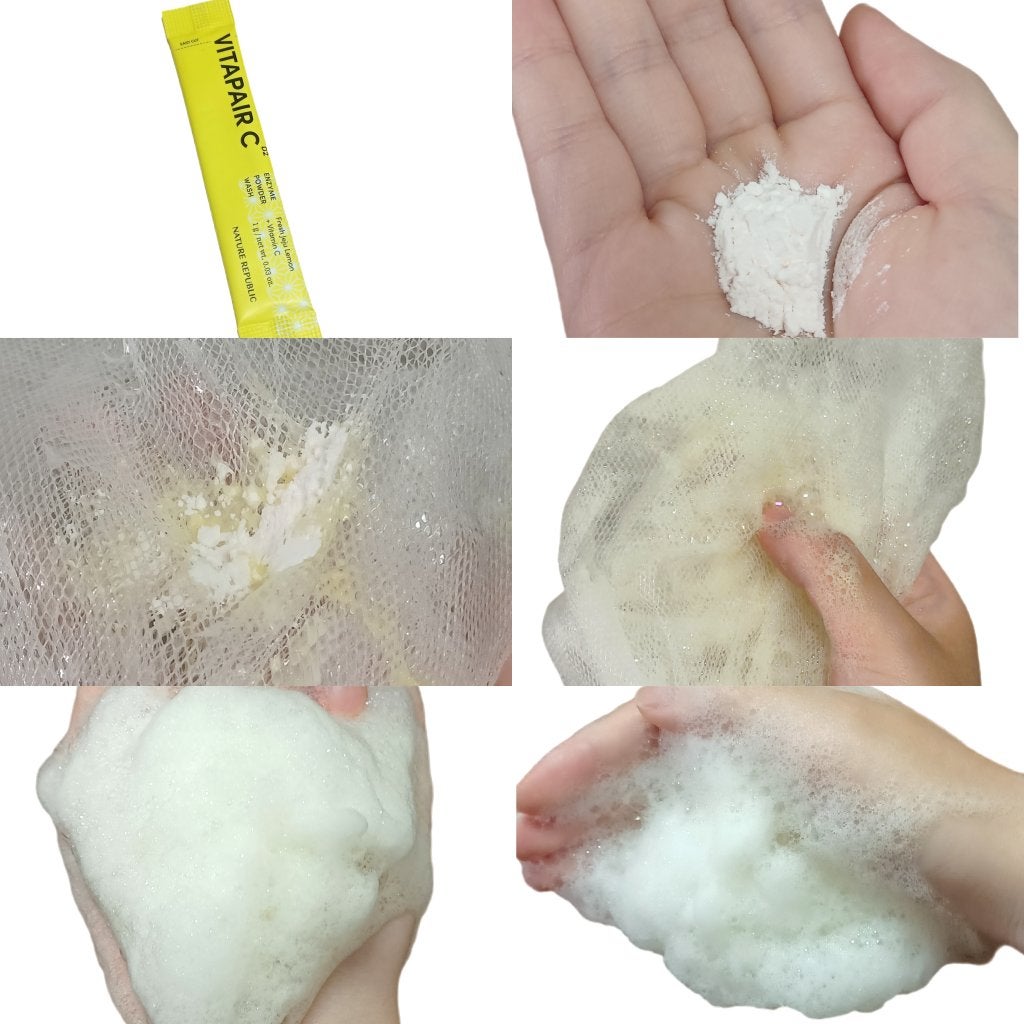 ビタペアC酵素洗顔パウダー/ネイチャーリパブリック/洗顔パウダーを使ったクチコミ(3枚目)