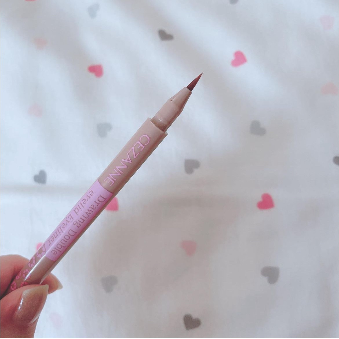 描くふたえアイライナー/CEZANNE/リキッドアイライナーを使ったクチコミ（2枚目）