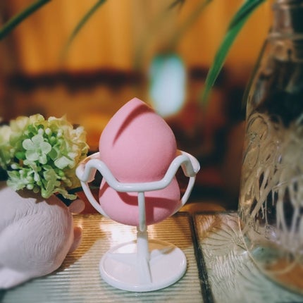 3Dパフスタンド/セリア/その他化粧小物を使ったクチコミ(1枚目)