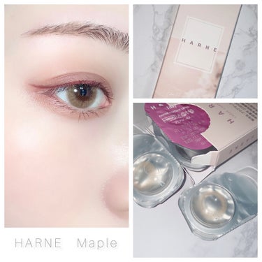 HARNE
color2 Maple

とろけベージュ×じんわりニュアンスグラデーション
抜け感のあるニュアンスカラー❁⃘*.ﾟ

1day
含水率58%
紫外線から瞳を守るUVカット
色素が直接目に触