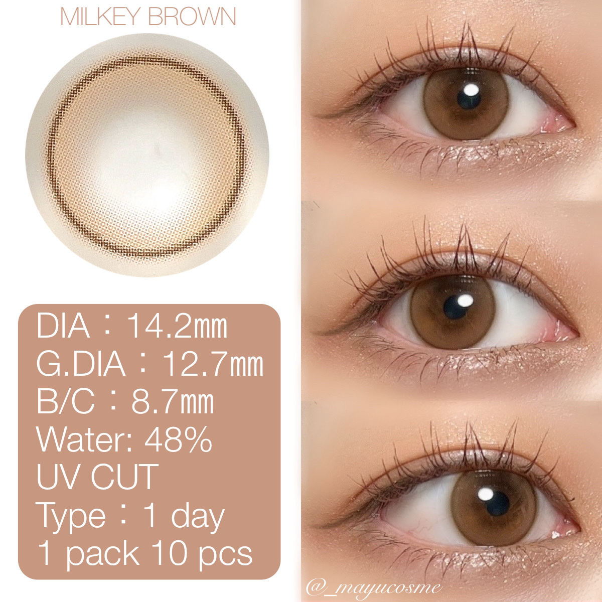 ShineTouch 1day/OLENS/ワンデー（１DAY）カラコンを使ったクチコミ（2枚目）