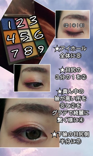 UR GLAM　BLOOMING EYE COLOR PALETTE/U R GLAM/アイシャドウパレットを使ったクチコミ（2枚目）