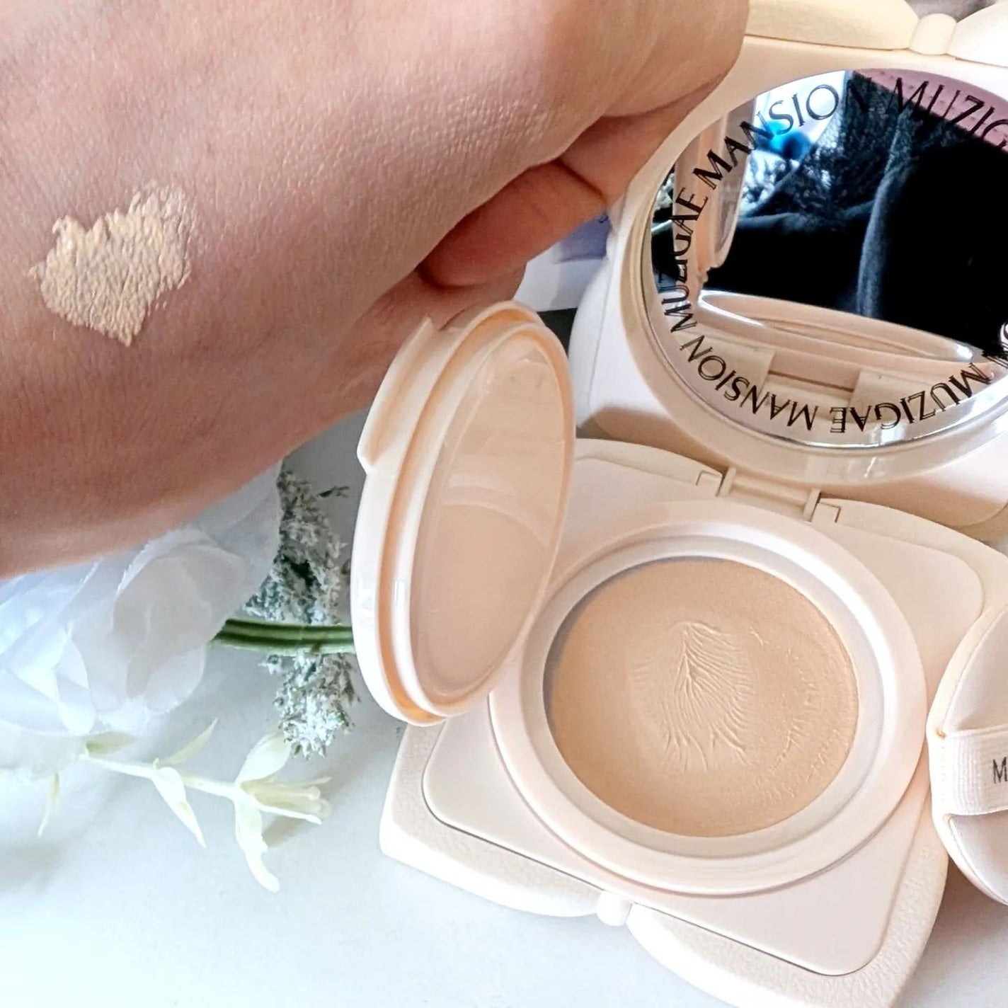 スリックウォータークッション/MUZIGAE MANSION/クッションファンデーションを使ったクチコミ(5枚目)