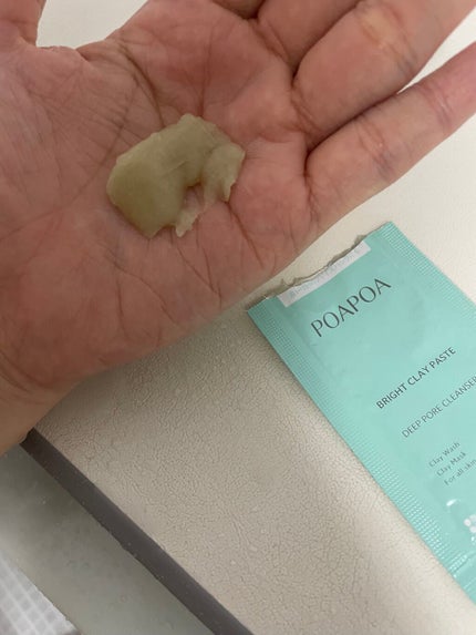 ブライトクレイペースト/POAPOA/洗顔フォームを使ったクチコミ(2枚目)