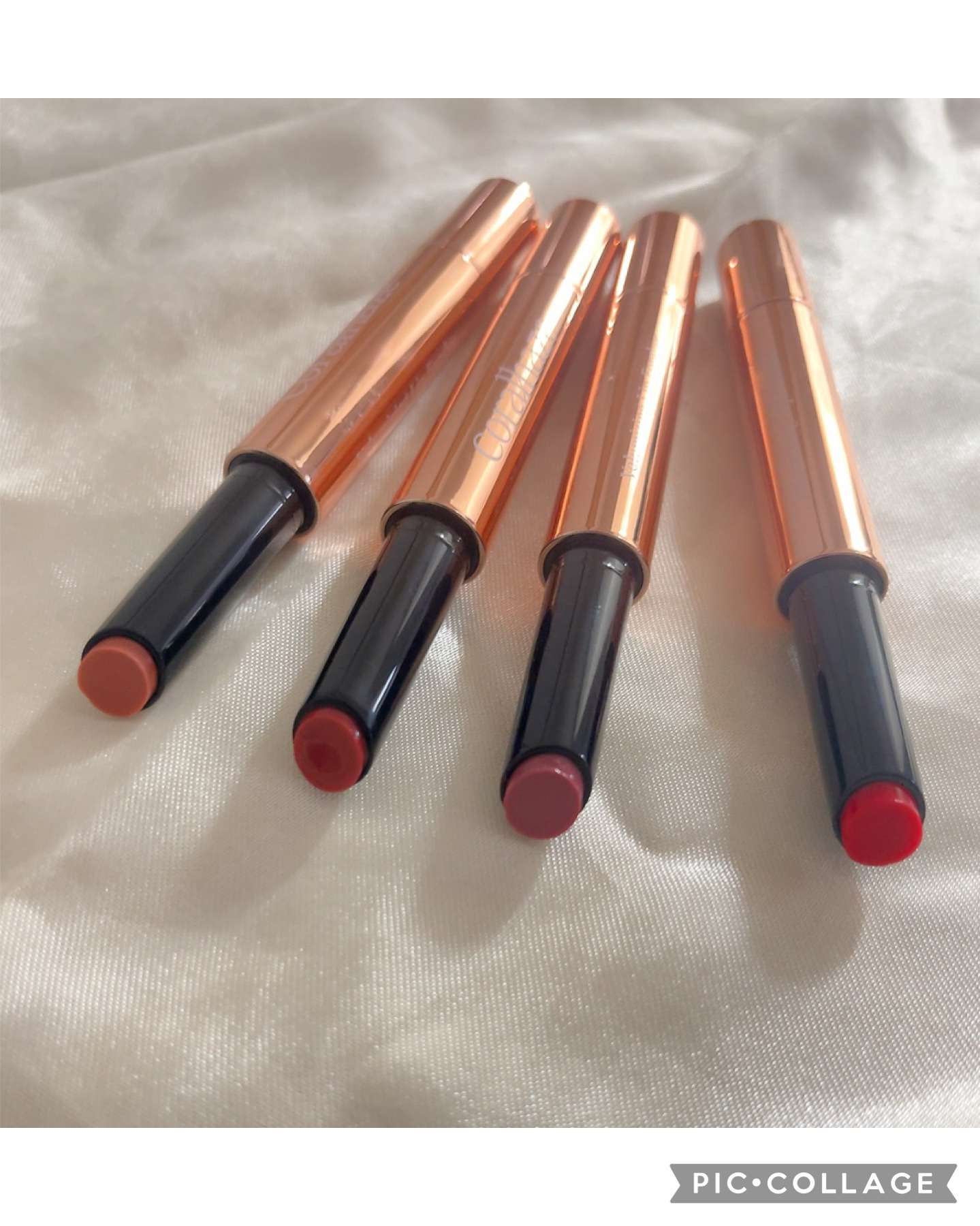 ボリューマイジングフォンデュリップ/Coralhaze/口紅を使ったクチコミ（2枚目）