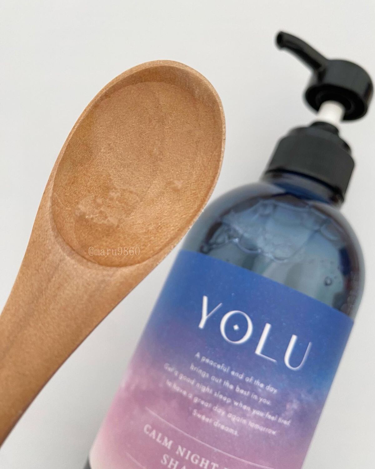 カームナイトリペアシャンプー/トリートメント/YOLU/市販シャンプーを使ったクチコミ(3枚目)