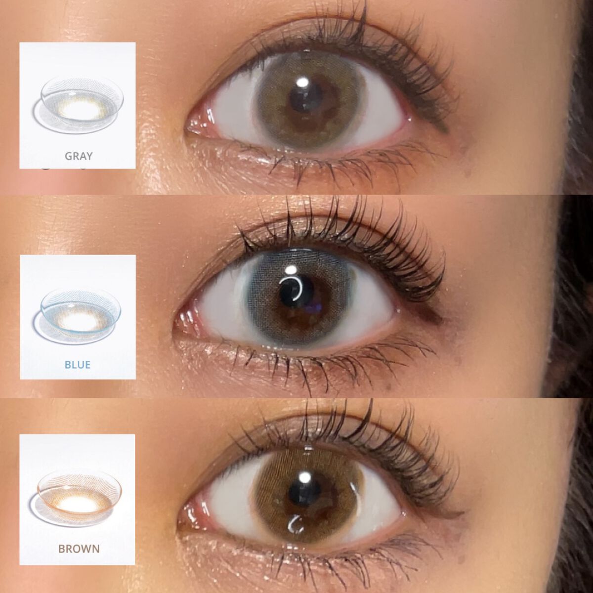 エーブルブラウンマンスリー (A.BLE BROWN monthly)/OLOLA/1ヶ月(1MONTH)カラコンを使ったクチコミ(2枚目)