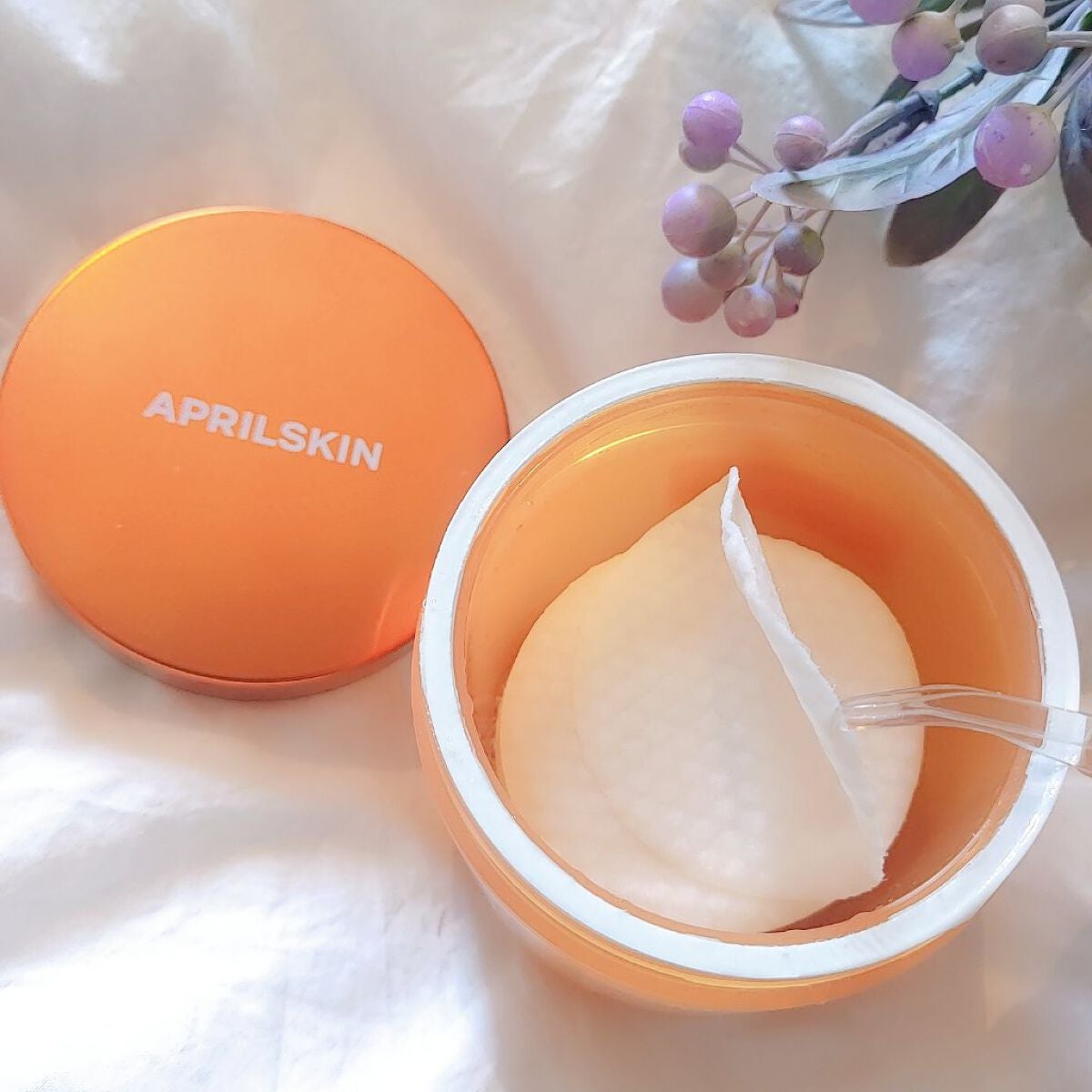 リアルカロテンブレミッシュクリアビタパッド/APRILSKIN/トナーパッドを使ったクチコミ(2枚目)